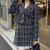 【セットアップ対応】ツイードスカート | RMAF　NICE CLAUP / OLIVE des OLIVE | 詳細画像12 