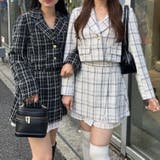 【セットアップ対応】ツイードスカート | RMAF　NICE CLAUP / OLIVE des OLIVE | 詳細画像3 