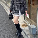 ブラック | 【セットアップ対応】ツイードスカート | RMAF　NICE CLAUP / OLIVE des OLIVE