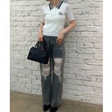 ダメージレースデニムパンツ | RMAF　NICE CLAUP / OLIVE des OLIVE | 詳細画像8 