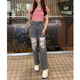 ダメージレースデニムパンツ | RMAF　NICE CLAUP / OLIVE des OLIVE | 詳細画像18 