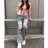 ダメージレースデニムパンツ | RMAF　NICE CLAUP / OLIVE des OLIVE | 詳細画像21 