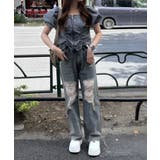 ダメージレースデニムパンツ | RMAF　NICE CLAUP / OLIVE des OLIVE | 詳細画像23 