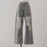 ダメージレースデニムパンツ | RMAF　NICE CLAUP / OLIVE des OLIVE | 詳細画像25 