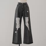 ダメージレースデニムパンツ | RMAF　NICE CLAUP / OLIVE des OLIVE | 詳細画像26 