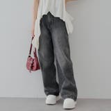 ブラック | 【2サイズ展開】バギーデニム | RMAF　NICE CLAUP / OLIVE des OLIVE