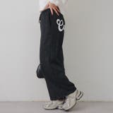 【セットアップ対応】バックプリント入りキラキラスウェットパンツ | RMAF　NICE CLAUP / OLIVE des OLIVE | 詳細画像3 