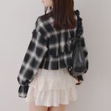 【韓国ガーリー】胸リボンチェックシャツ | RMAF　NICE CLAUP / OLIVE des OLIVE | 詳細画像18 