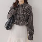 【韓国ガーリー】胸リボンチェックシャツ | RMAF　NICE CLAUP / OLIVE des OLIVE | 詳細画像23 