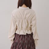 【韓国ガーリー】胸リボンチェックシャツ | RMAF　NICE CLAUP / OLIVE des OLIVE | 詳細画像29 