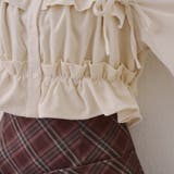 【韓国ガーリー】胸リボンチェックシャツ | RMAF　NICE CLAUP / OLIVE des OLIVE | 詳細画像32 