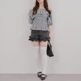 シャーリングオフショルブラウス | RMAF　NICE CLAUP / OLIVE des OLIVE | 詳細画像8 