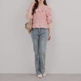 シャーリングオフショルブラウス | RMAF　NICE CLAUP / OLIVE des OLIVE | 詳細画像16 