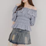 シャーリングオフショルブラウス | RMAF　NICE CLAUP / OLIVE des OLIVE | 詳細画像20 