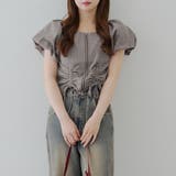 ダブルジップドロストブラウス | RMAF　NICE CLAUP / OLIVE des OLIVE | 詳細画像12 