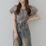 ダブルジップドロストブラウス | RMAF　NICE CLAUP / OLIVE des OLIVE | 詳細画像13 