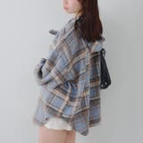 リボン付チェックフードシャツ | RMAF NICE CLAUP / OLIVE des OLIVE | 詳細画像13
