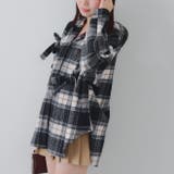 リボン付チェックフードシャツ | RMAF NICE CLAUP / OLIVE des OLIVE | 詳細画像17