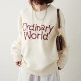 【NAO】刺繍ロゴニットプルオーバー | RMAF NICE CLAUP / OLIVE des OLIVE | 詳細画像1