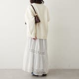 【NAO】刺繍ロゴニットプルオーバー | RMAF NICE CLAUP / OLIVE des OLIVE | 詳細画像9