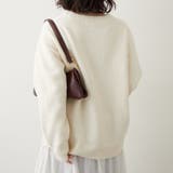 【NAO】刺繍ロゴニットプルオーバー | RMAF NICE CLAUP / OLIVE des OLIVE | 詳細画像4