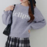 ブルー | ラメフェザーロゴプルオーバー | RMAF　NICE CLAUP / OLIVE des OLIVE