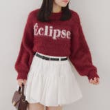 ボルドー | ラメフェザーロゴプルオーバー | RMAF　NICE CLAUP / OLIVE des OLIVE