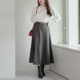 【6色展開】配色メローパワショルリブニット | RMAF　NICE CLAUP / OLIVE des OLIVE | 詳細画像16 