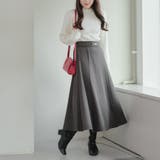 【6色展開】配色メローパワショルリブニット | RMAF　NICE CLAUP / OLIVE des OLIVE | 詳細画像17 