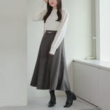 【6色展開】配色メローパワショルリブニット | RMAF　NICE CLAUP / OLIVE des OLIVE | 詳細画像18 