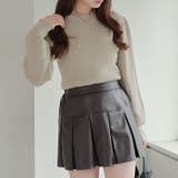 【6色展開】配色メローパワショルリブニット | RMAF　NICE CLAUP / OLIVE des OLIVE | 詳細画像20 