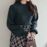 【6色展開】配色メローパワショルリブニット | RMAF　NICE CLAUP / OLIVE des OLIVE | 詳細画像28 