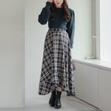 【6色展開】配色メローパワショルリブニット | RMAF　NICE CLAUP / OLIVE des OLIVE | 詳細画像32 