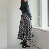 【6色展開】配色メローパワショルリブニット | RMAF　NICE CLAUP / OLIVE des OLIVE | 詳細画像35 