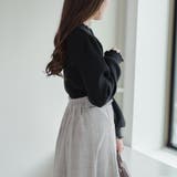 【6色展開】配色メローパワショルリブニット | RMAF　NICE CLAUP / OLIVE des OLIVE | 詳細画像40 