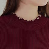 【6色展開】配色メローパワショルリブニット | RMAF　NICE CLAUP / OLIVE des OLIVE | 詳細画像58 