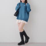 バックロゴマットモールプルオーバー | RMAF NICE CLAUP / OLIVE des OLIVE | 詳細画像5