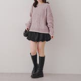 ベロアモールケーブルプルオーバー | RMAF　NICE CLAUP / OLIVE des OLIVE | 詳細画像6 