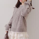 ベロアモールケーブルプルオーバー | RMAF　NICE CLAUP / OLIVE des OLIVE | 詳細画像30 