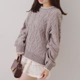 ベロアモールケーブルプルオーバー | RMAF　NICE CLAUP / OLIVE des OLIVE | 詳細画像29 