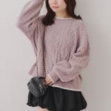 ベロアモールケーブルプルオーバー | RMAF　NICE CLAUP / OLIVE des OLIVE | 詳細画像3 