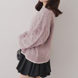 ベロアモールケーブルプルオーバー | RMAF　NICE CLAUP / OLIVE des OLIVE | 詳細画像4 