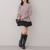 ベロアモールケーブルプルオーバー | RMAF　NICE CLAUP / OLIVE des OLIVE | 詳細画像7 