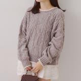 ベロアモールケーブルプルオーバー | RMAF　NICE CLAUP / OLIVE des OLIVE | 詳細画像28 