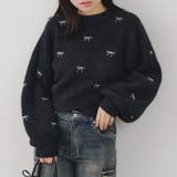 リボン刺しゅうフェザープルオーバー | RMAF　NICE CLAUP / OLIVE des OLIVE | 詳細画像24 