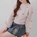 リボン・ハート刺しゅうフェザープルオーバー | RMAF　NICE CLAUP / OLIVE des OLIVE | 詳細画像2 