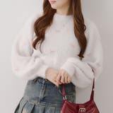 アイボリー | リボン刺しゅうフェザープルオーバー | RMAF　NICE CLAUP / OLIVE des OLIVE