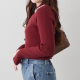【7色展開】パール付プチハイリブニット | RMAF　NICE CLAUP / OLIVE des OLIVE | 詳細画像15 