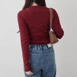 【7色展開】パール付プチハイリブニット | RMAF　NICE CLAUP / OLIVE des OLIVE | 詳細画像16 