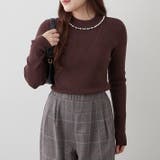 【7色展開】パール付プチハイリブニット | RMAF　NICE CLAUP / OLIVE des OLIVE | 詳細画像27 
